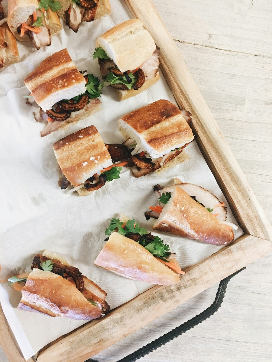 Bocadillo geschnitten