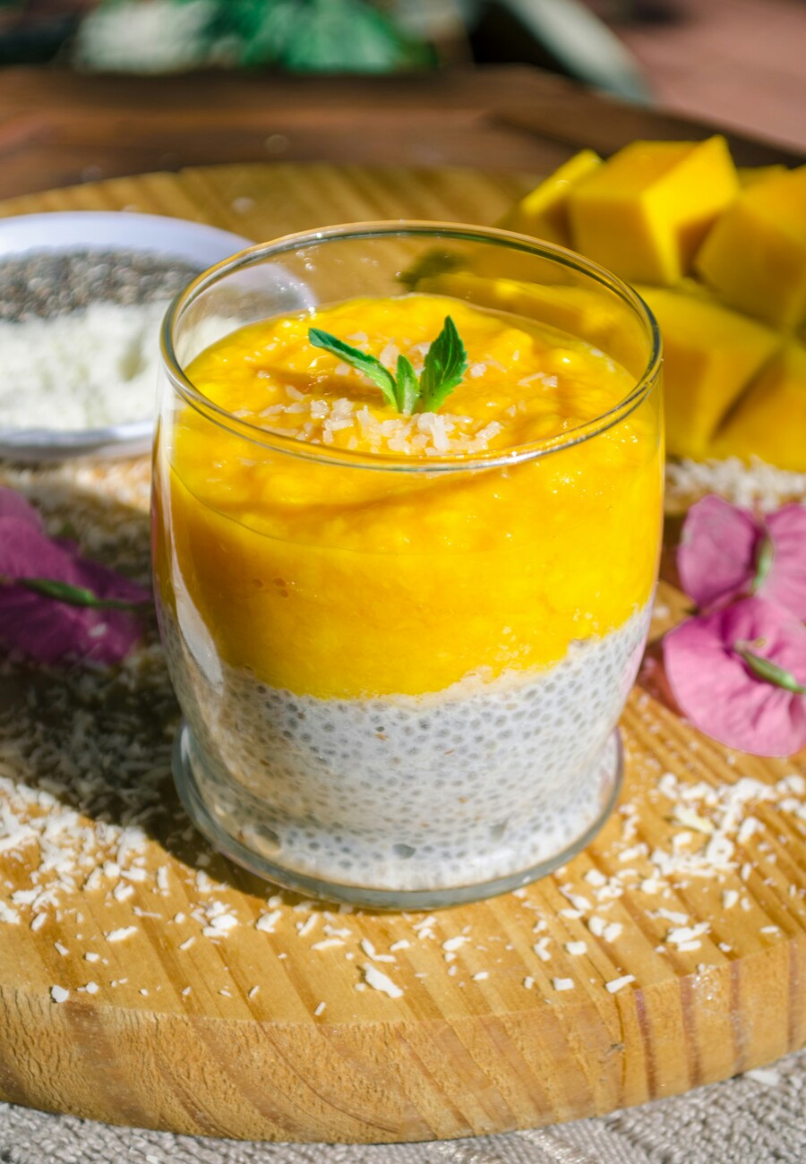 Chia-Pudding Mangopüree