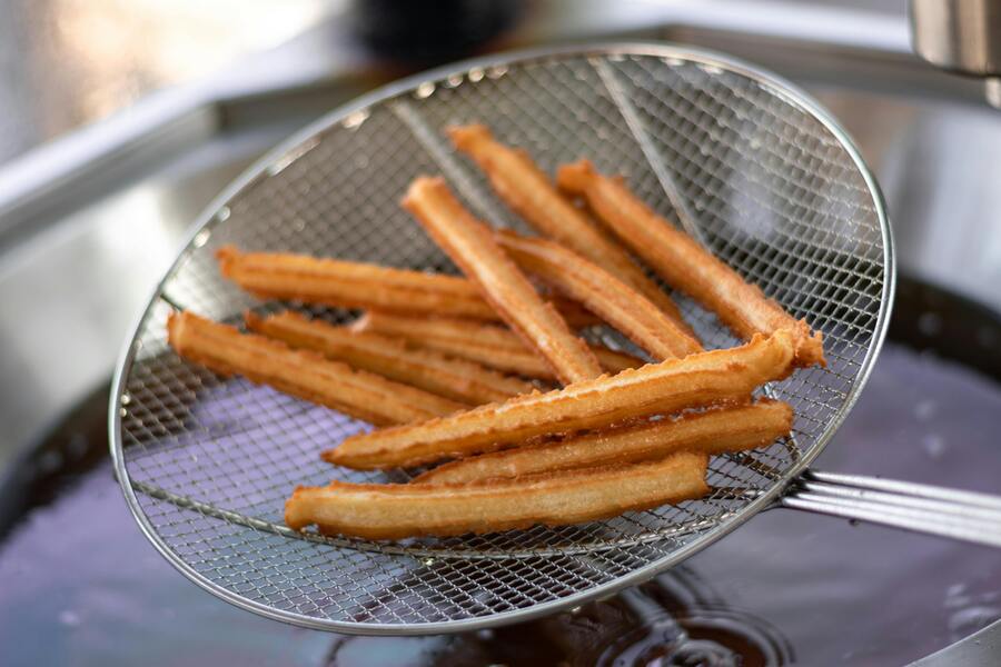 Churros frittieren