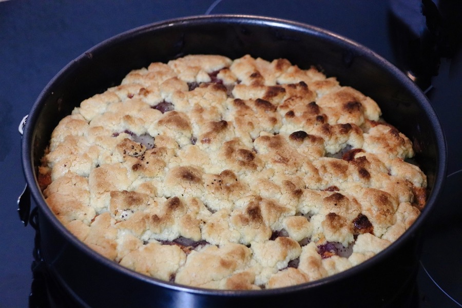 Cobbler Teig backen