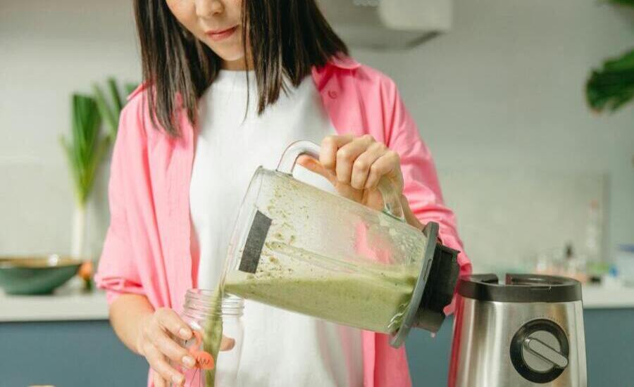 Grüner Smoothie Zubereitung