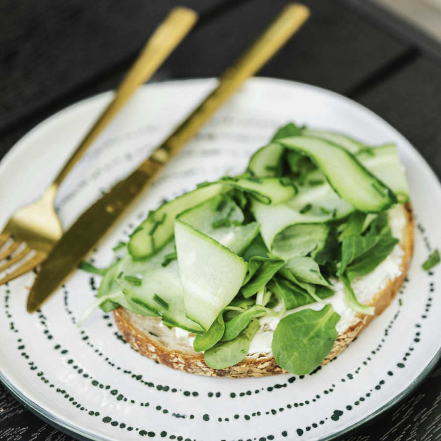 Gurke-Avocado-Sandwich