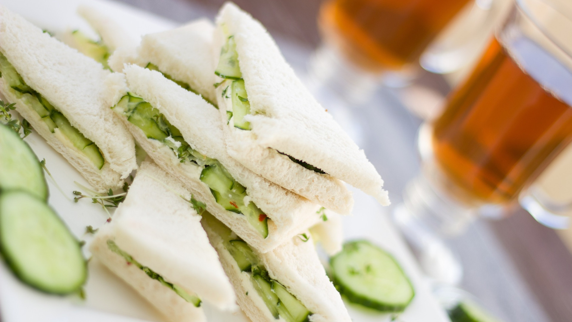 Gurken-Sandwiches - Happy Lemuro