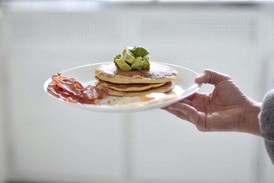 Herzhafte Pancakes