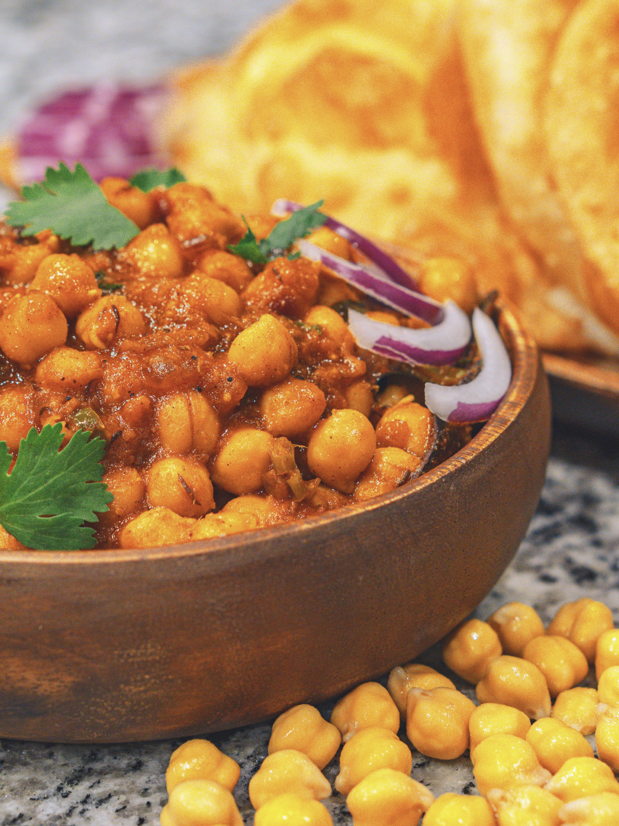 Kichererbsen Eintopf mit Harissa