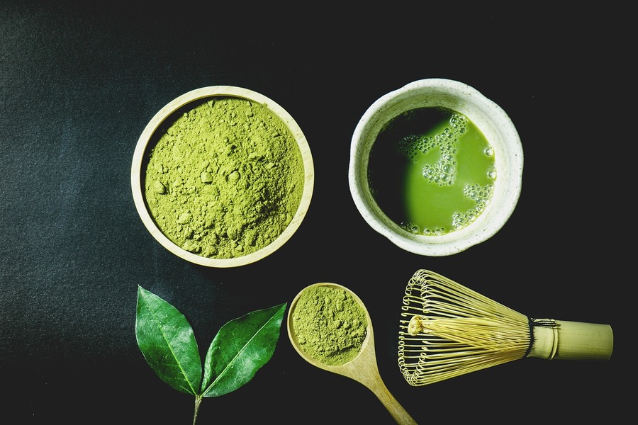 Matcha-Pulver