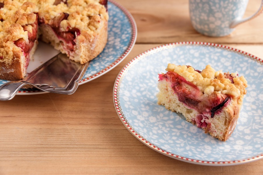 Pflaumenkuchen Streusel