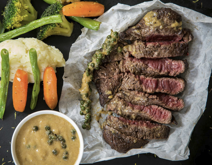 Rinderfilet mit cremiger Pfeffersauce