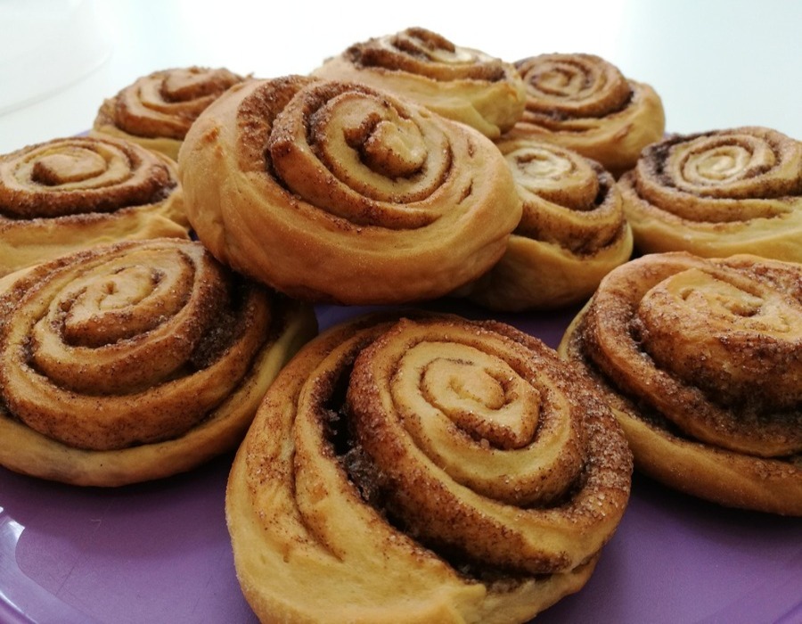 Zimtschnecken Quark-Öl-Teig